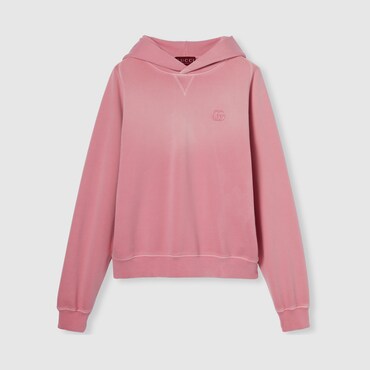 GUCCI Cotton Jersey Sweatshirt With Embroidery, Size M
