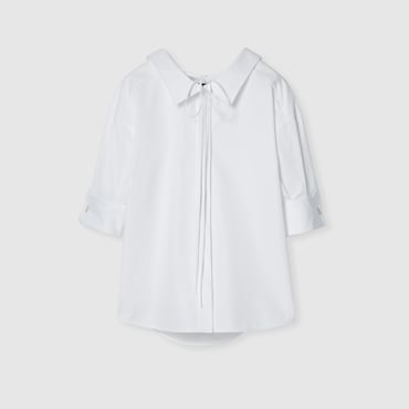 GUCCI Heavy Cotton Poplin Shirt, Size 44 IT