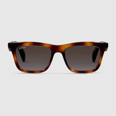 GUCCI Rectangular Frame Sunglasses