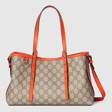 GUCCI GG Emblem Medium Tote Bag