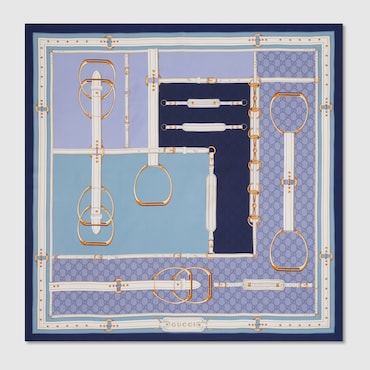 GUCCI Printed Silk Carré