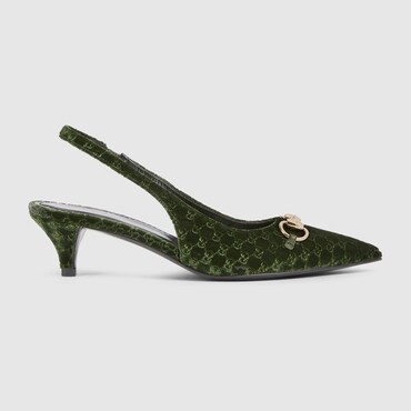 GUCCI Escarpins À Bride Arrière Avec Détail Mors Pour Femme, Taille 42 IT