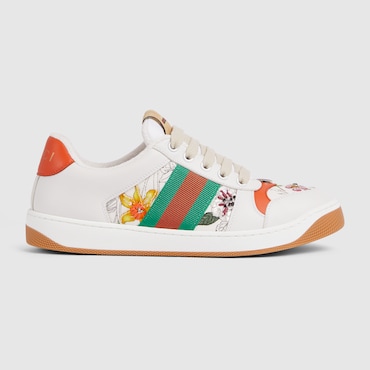 GUCCI Women's Screener Sneaker, Size 38 IT