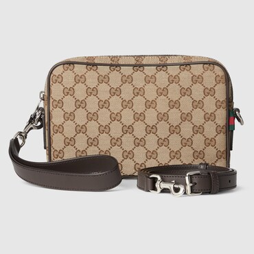 GUCCI GG Canvas Small Crossbody Bag