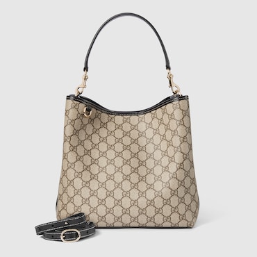 GUCCI GG Emblem Medium Bucket Bag
