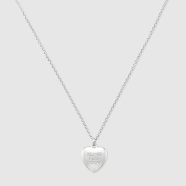 GUCCI Blind For Love Pendant Necklace