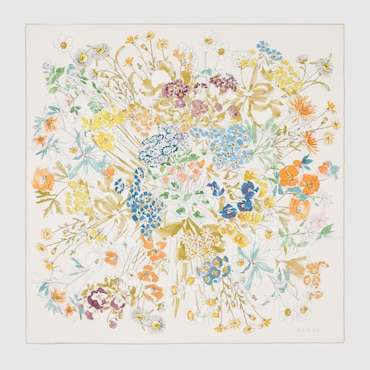 GUCCI Printed Silk Carré