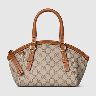GUCCI GG Emblem Small Top Handle Bag