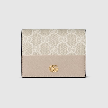 GUCCI Bi-color GG Marmont Small Wallet