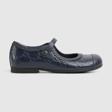GUCCI Kids - GG Ballet Flat, Size 31