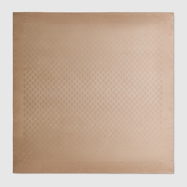 GUCCI Printed Silk Twill Carré