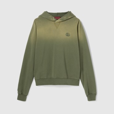 GUCCI Cotton Jersey Sweatshirt, Size XL