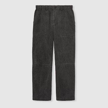 GUCCI Delavé Cotton Canvas Pant With Logo, Size 46