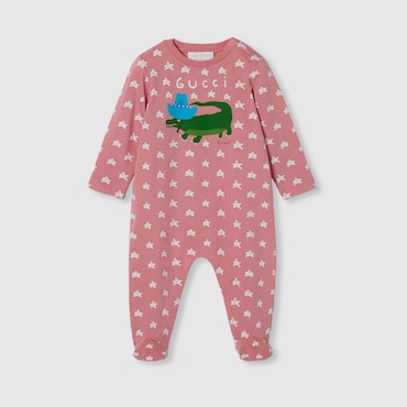 GUCCI Baby - Printed One-piece, Size 3-6 MONTHS