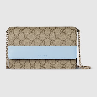 GUCCI GG Emblem Wallet On Chain