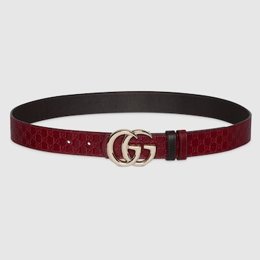 GUCCI Reversible GG Marmont Belt, Size 70