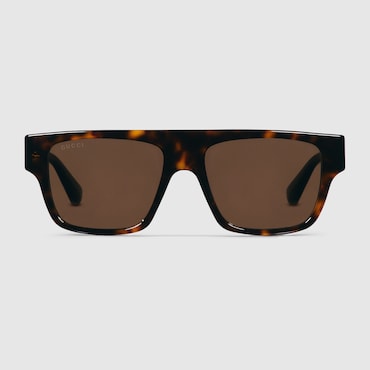 GUCCI Rectangular Frame Sunglasses