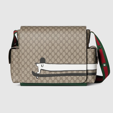 GUCCI Baby - Large Printed GG Changing Bag
