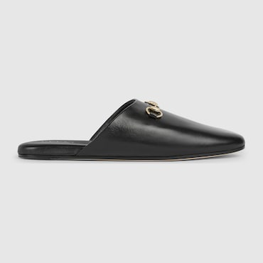 GUCCI Women's Mule With Horsebit, Size 40 IT