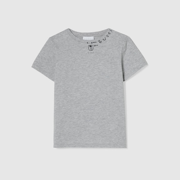 GUCCI Garçons - T-shirt Pour Enfant En Coton Imprimé, Taille 8 ANS