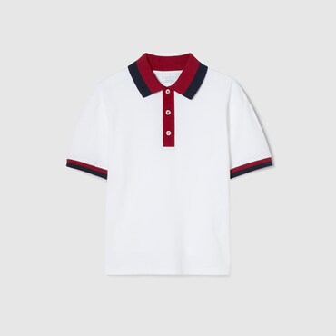 GUCCI Kids - Cotton Polo Shirt, Size 10 YEARS