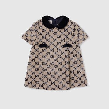GUCCI Baby - GG Canvas Dress, Size 18-24 MONTHS