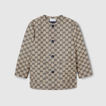 GUCCI Kids - GG Canvas Jacket, Size 12 YEARS