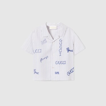 GUCCI Bébé - Chemise Pour Bébé En Mousseline Brodée, Taille 12-18 MOIS