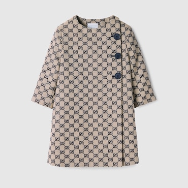 GUCCI Kids - GG Canvas Coat, Size 4 YEARS