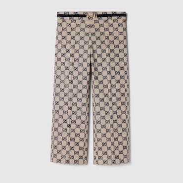 GUCCI Kids - GG Canvas Pants, Size 6 YEARS