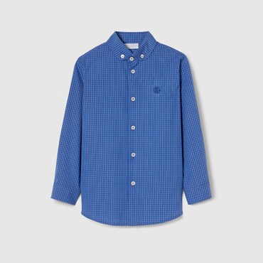 GUCCI Bambino - Camicia Bambino In Cotone A Quadri, Taglia 10 ANNI