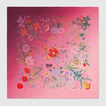 GUCCI Printed Silk Carré