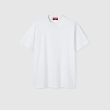 GUCCI Cotton Jersey T-shirt With Embroidery, Size XXXL