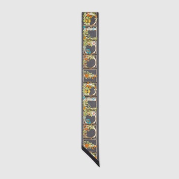 GUCCI Printed Silk Twill Ribbon