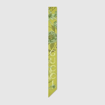 GUCCI Printed Silk Twill Ribbon