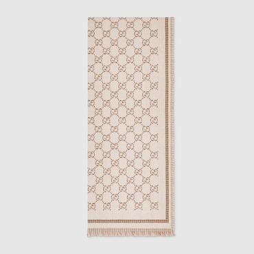 GUCCI GG Wool Scarf
