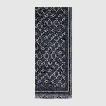 GUCCI GG Wool Scarf