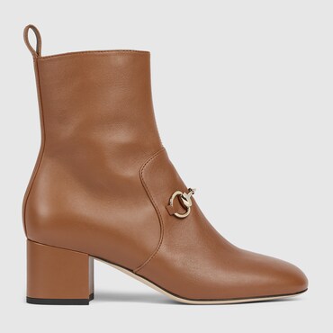 GUCCI Women's Ankle Boot With Horsebit, Size 39 IT