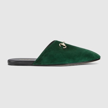 GUCCI Men's Mule With Horsebit, Size 40 IT