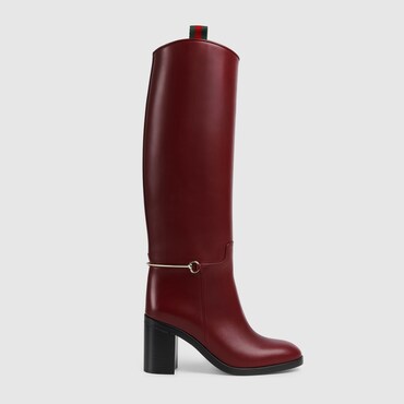 GUCCI Women's Boot With Slim Horsebit, Size 39 IT
