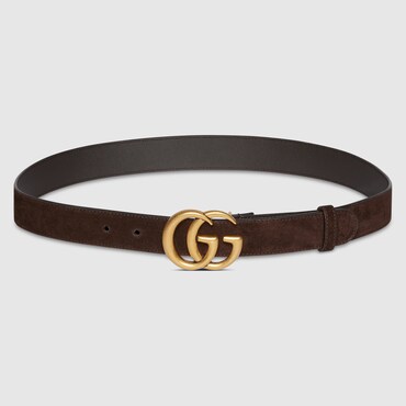 GUCCI GG Marmont Thin Belt, Size 42