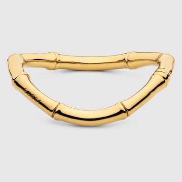 GUCCI Bamboo Choker Necklace, Size M