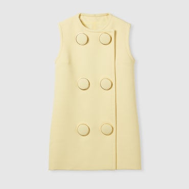 GUCCI Vest With Maxi Buttons, Size 44 IT