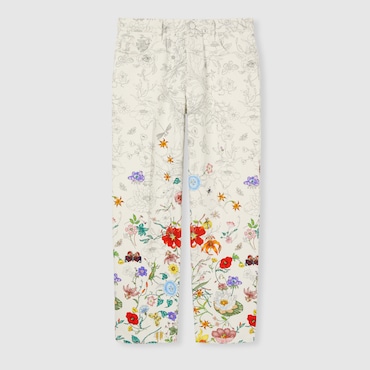 GUCCI Printed Denim Pants, Size 23
