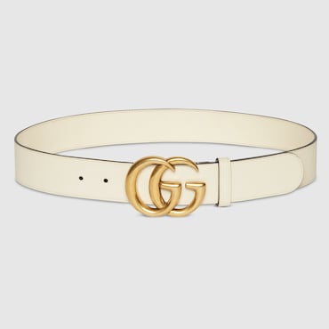 GUCCI GG Marmont Wide Belt, Size 95