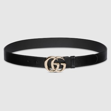 GUCCI GG Marmont Thin Belt, Size 105