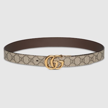 GUCCI GG Marmont Reversible Belt, Size 90