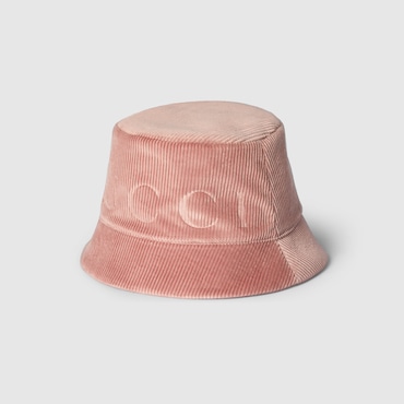GUCCI Corduroy Bucket Hat, Size XL