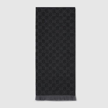 GUCCI GG Wool Scarf