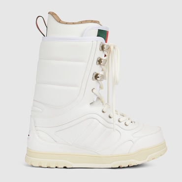 GUCCI Men's Boot With Web, Size 44 IT